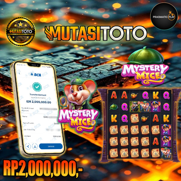 GAME BARU GACOR? PASTI GACOR DONG DI GAME MYSTERY MICE 04-Oct 2024