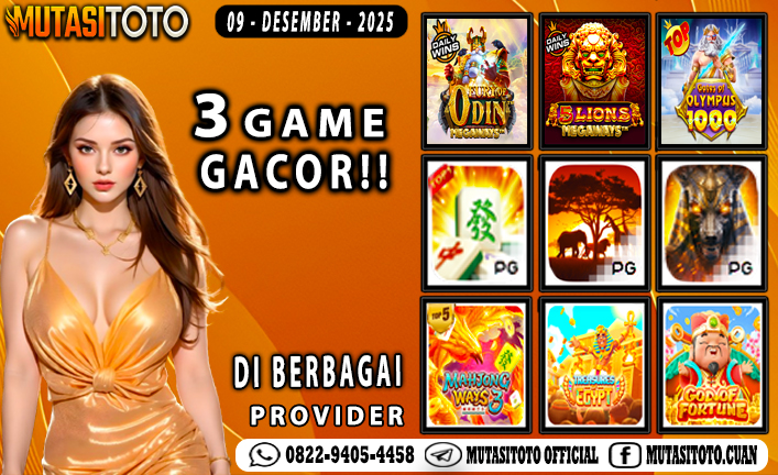 GAME GACOR TERUPDATE 08 – DESEMBER-2025 – MUTASITOTO