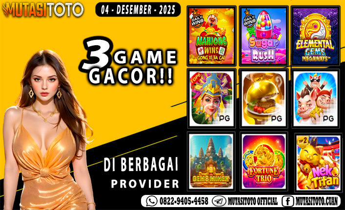 GAME GACOR TERUPDATE 04 – DESEMBER-2025 – MUTASITOTO