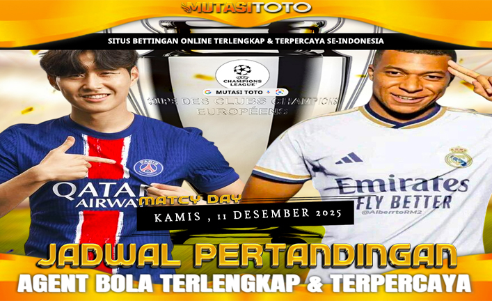 JADWAL PERTANDINGAN SEPAKBOLA – 11 DESEMBER 2025