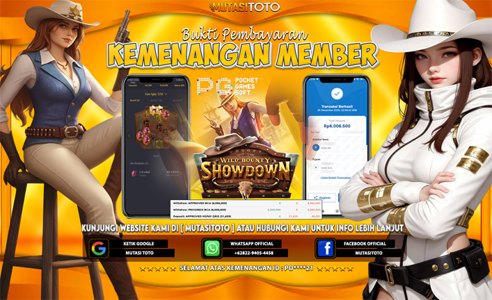 KEMENANGAN MEMBER BERMAIN DI WIDL BOUNTY SHOWDOWN PG SOFT