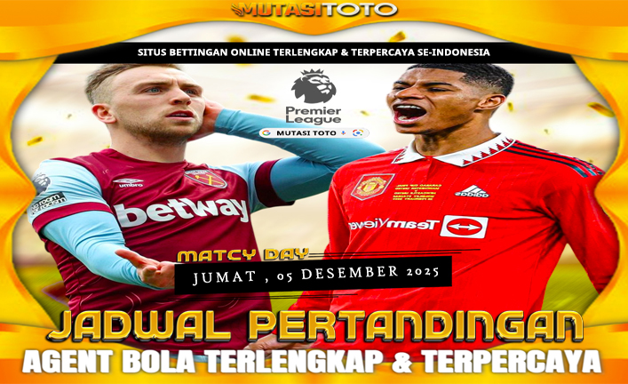 JADWAL PERTANDINGAN SEPAKBOLA – 05 DESEMBER 2025