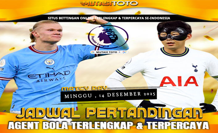 JADWAL PERTANDINGAN SEPAKBOLA – 14 DESEMBER 2025